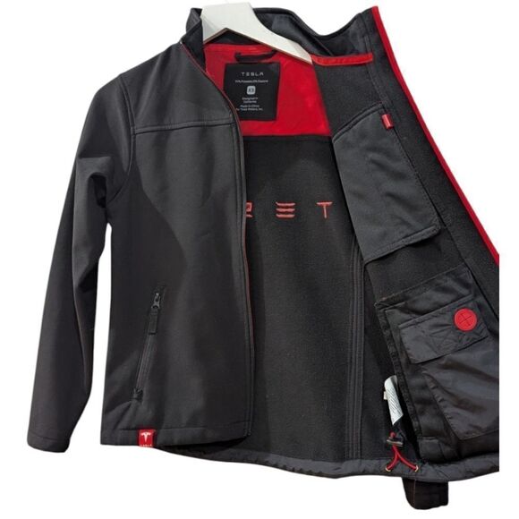 Tesla Exclusive Owner Black Softshell Jacket Size XS - Picture 6 of 11